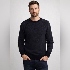 J. Crew Men's Navy Crewneck Sweater